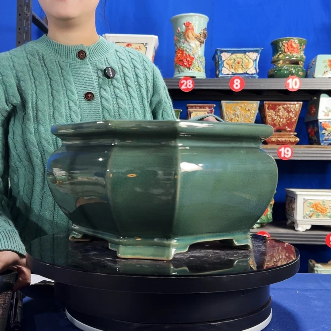 540玉绿微瑕外口30内深15