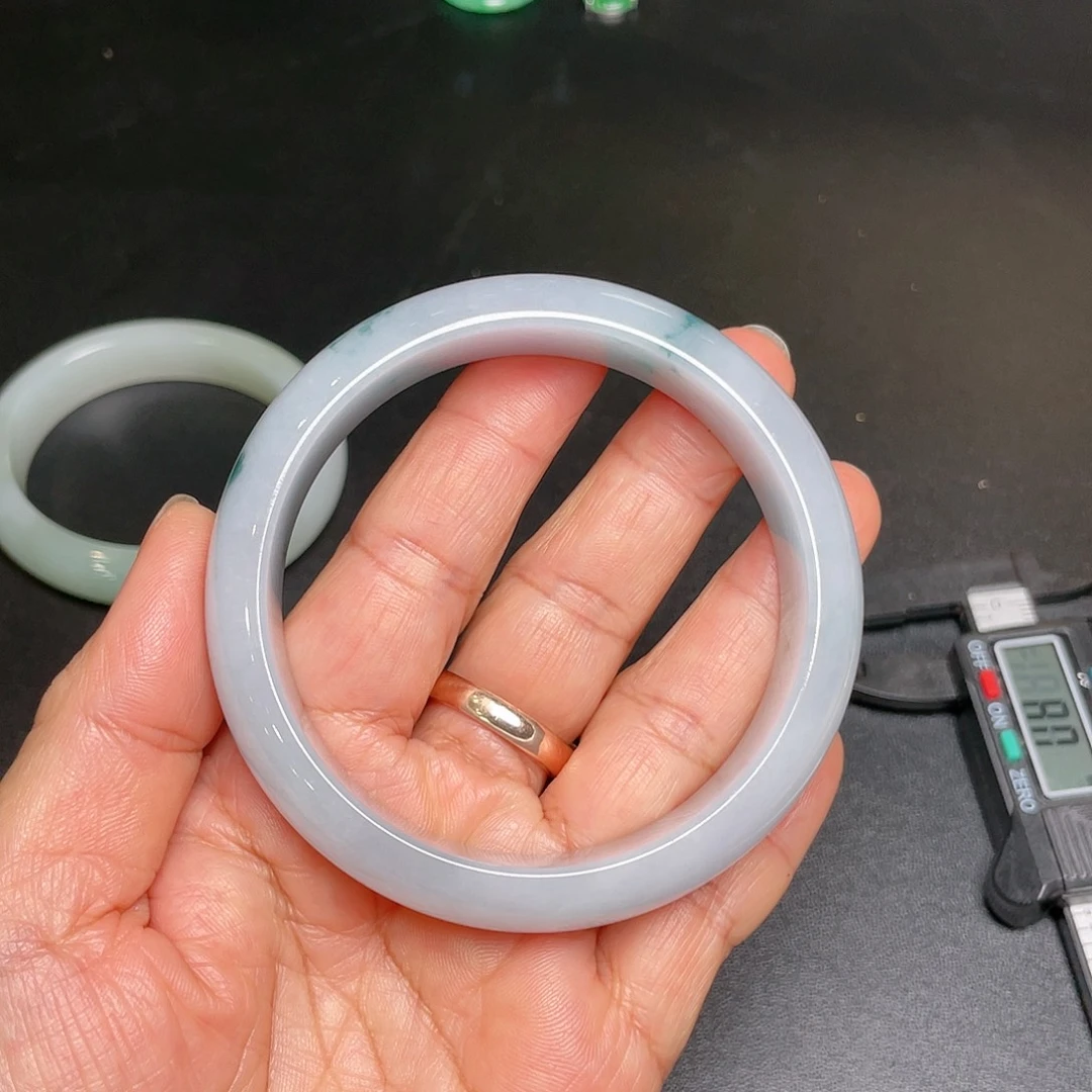 翡翠未镶嵌手镯天然翡翠大宽板手镯