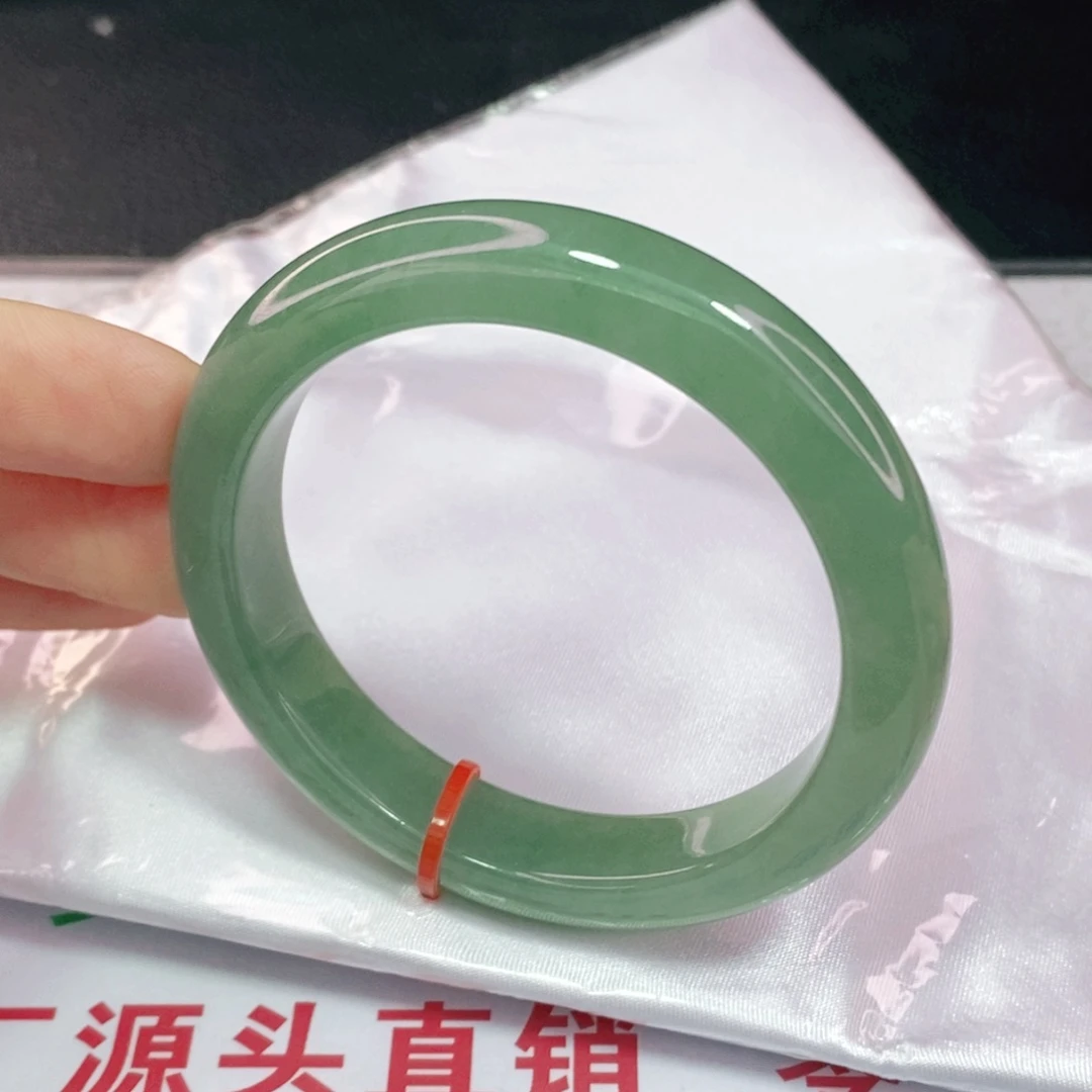 未镶嵌手镯翡翠54.6正圈