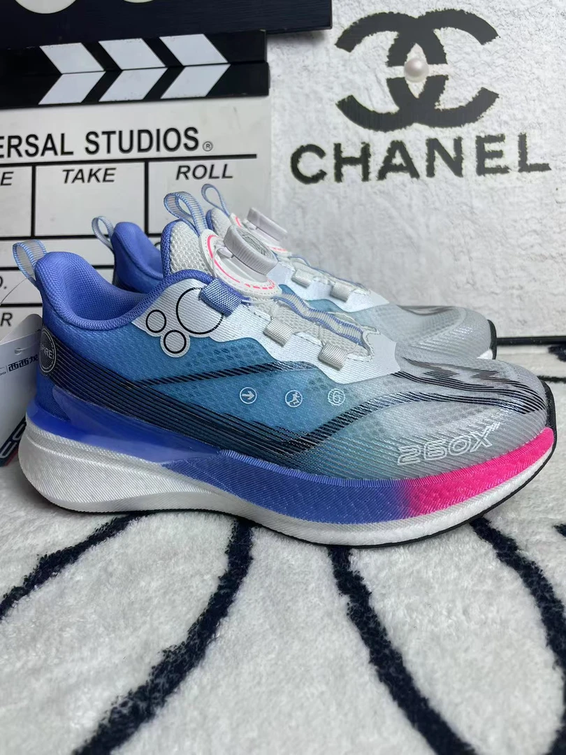 58085夏季儿童透气运动鞋小孩鞋子时尚款免系童鞋中大童男童跑鞋