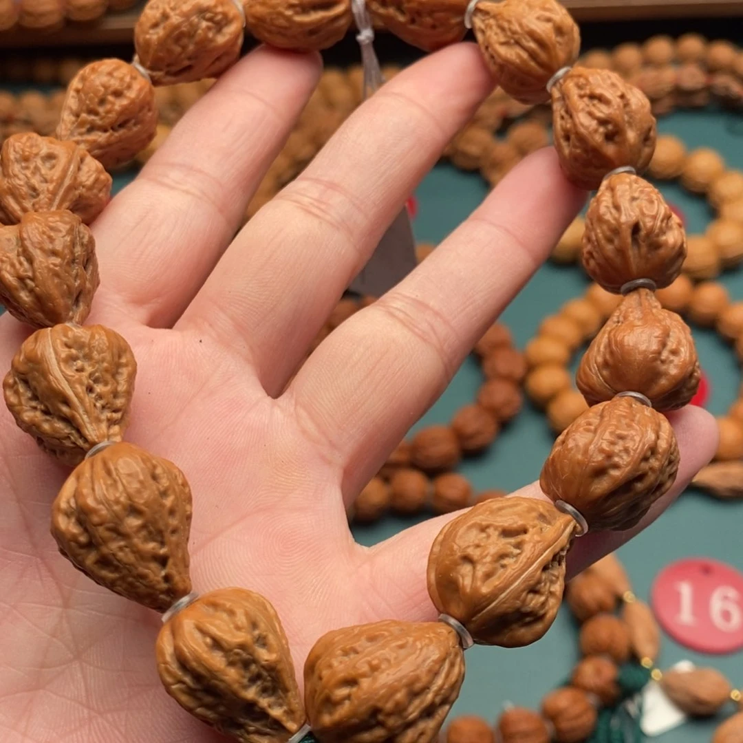 文玩核桃手串15尺寸瓜子