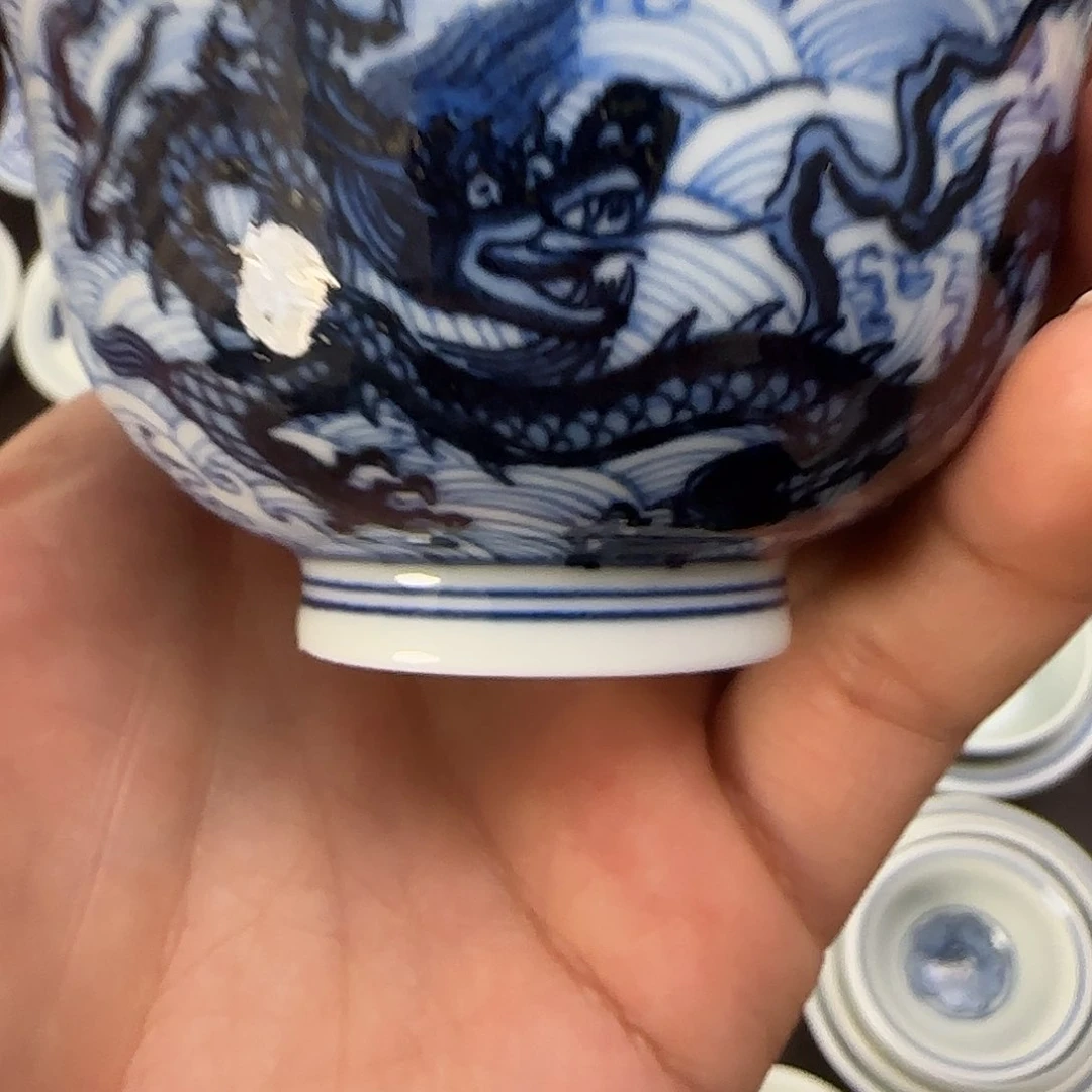 微瑕全手绘景德镇陶瓷艺术茶具