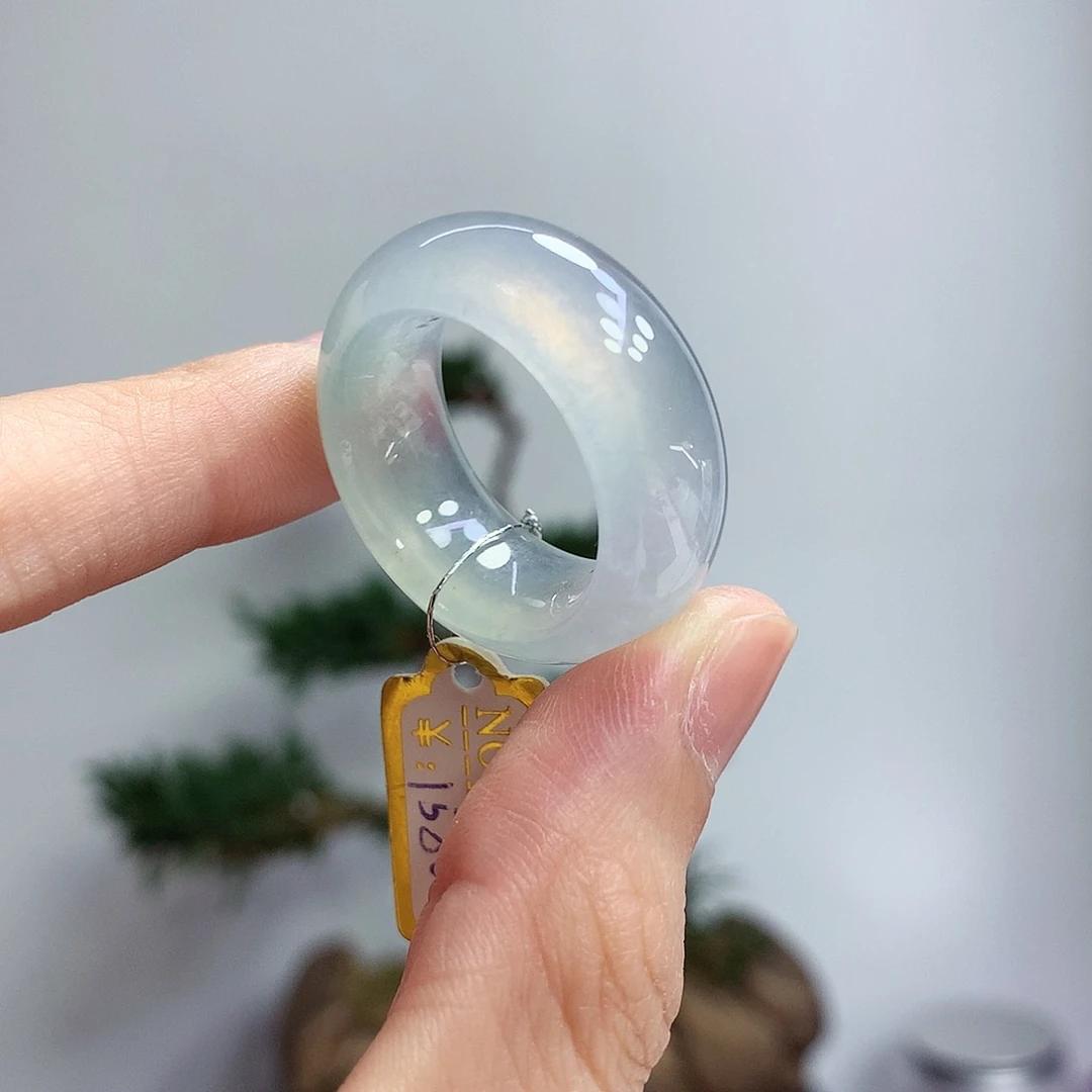 翡翠戒指未镶嵌22-23号