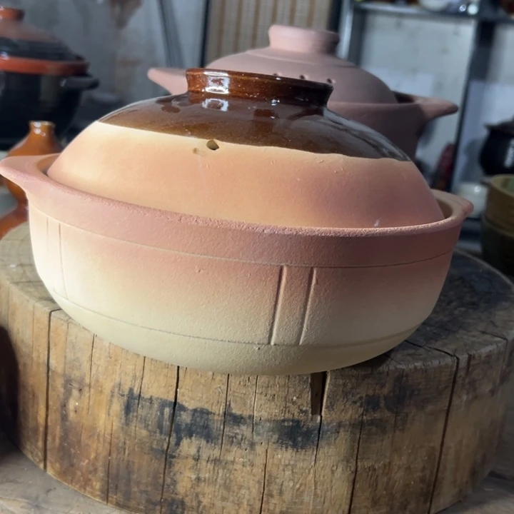 库存尾货复古土锅一套口径26
