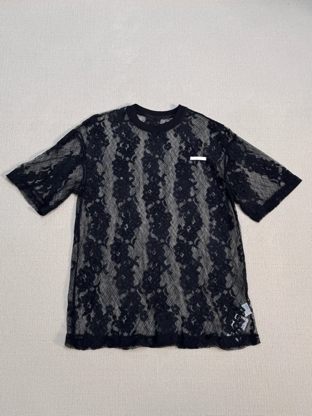 24047夏季新款镂空刺绣设计感上衣