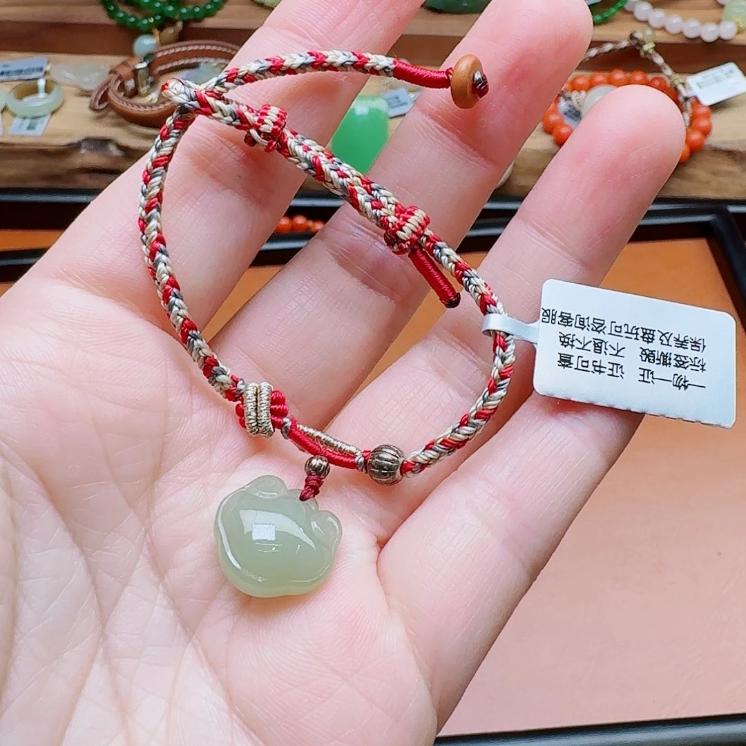 和田玉未镶嵌手链