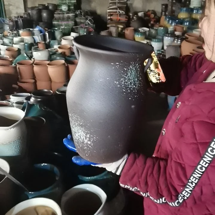 红陶口20高32一个盆