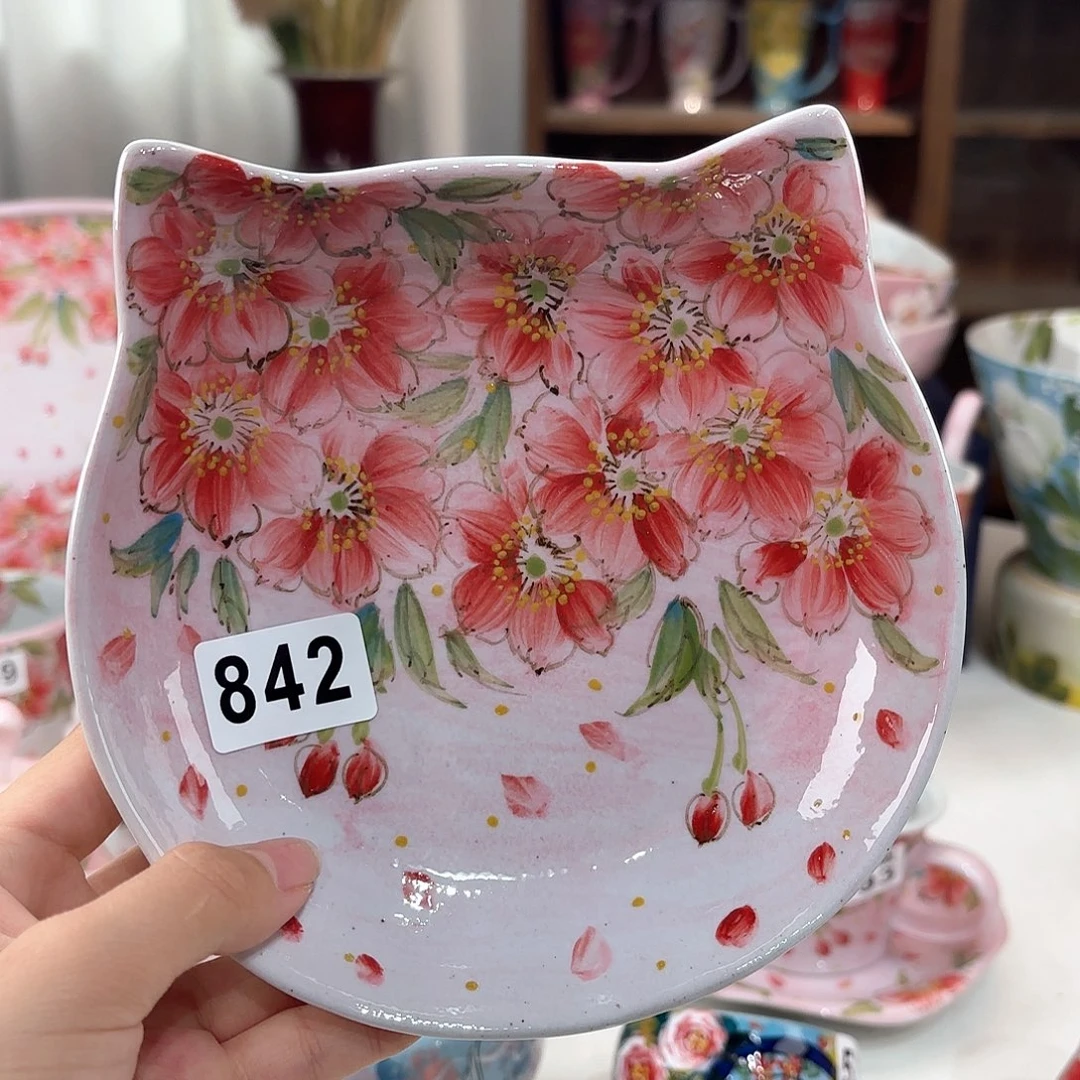 景德镇手绘高温釉下彩陶瓷茶具