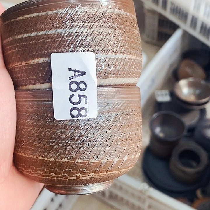 紫砂茶杯柴烧纯手工858