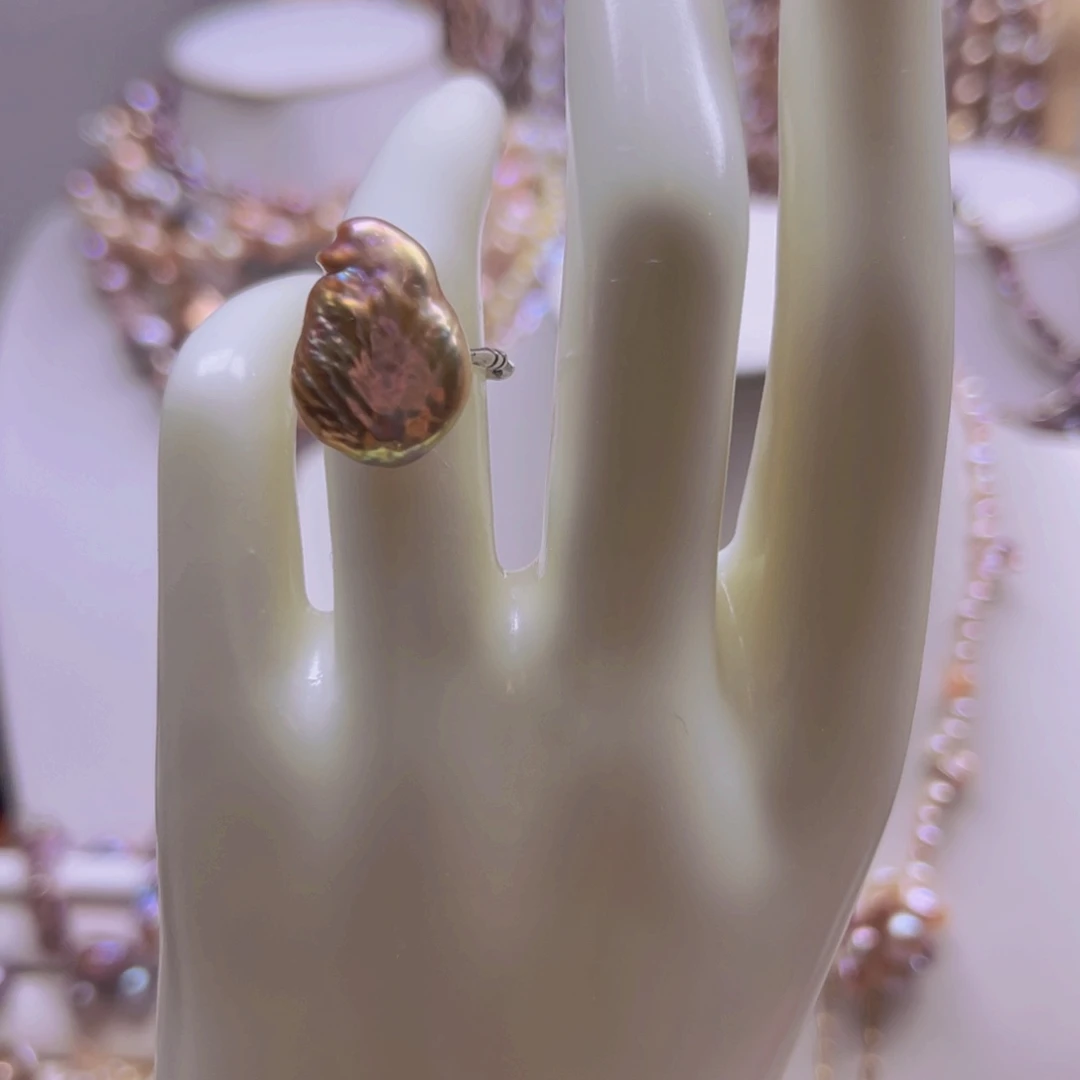 淡水珍珠手绳合金