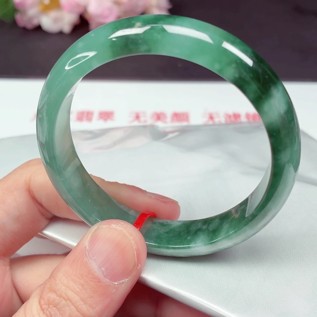 翡翠未镶嵌手镯57.2圈