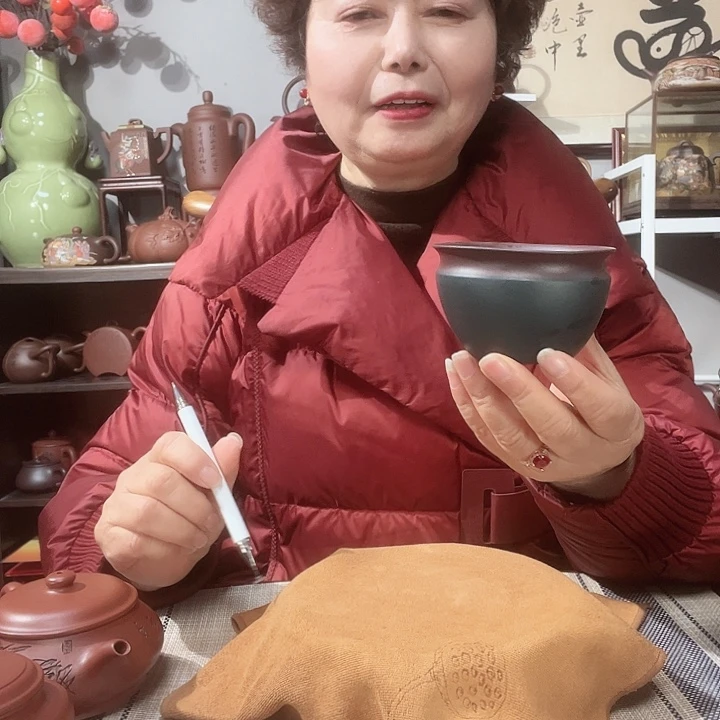 紫砂茶杯南**人原矿紫砂杯