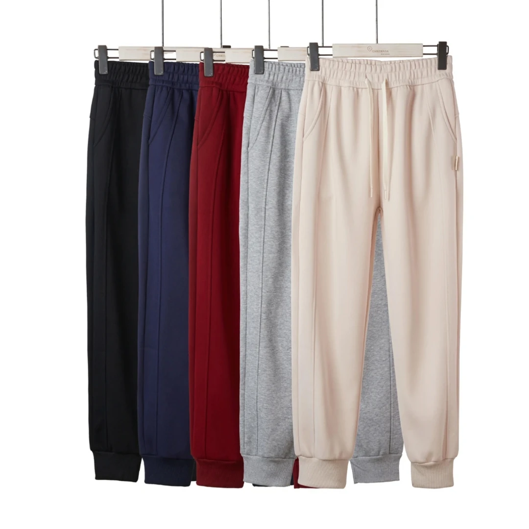 夏季2025新款高腰男女同款运动裤休闲宽松大码高腰显瘦休闲裤