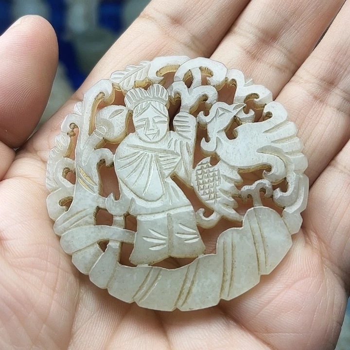 和田玉（青白玉）未镶嵌颈饰