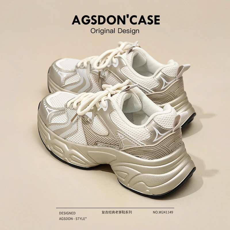 w241149老爹鞋女新款爆款网面女鞋厚底ins潮运动鞋