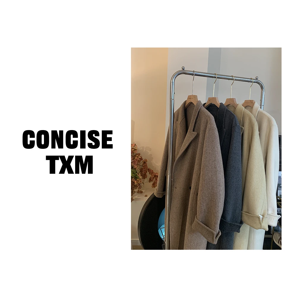 【唐小木】新版韩剧大衣 韩系气质羊毛大衣 DY1027