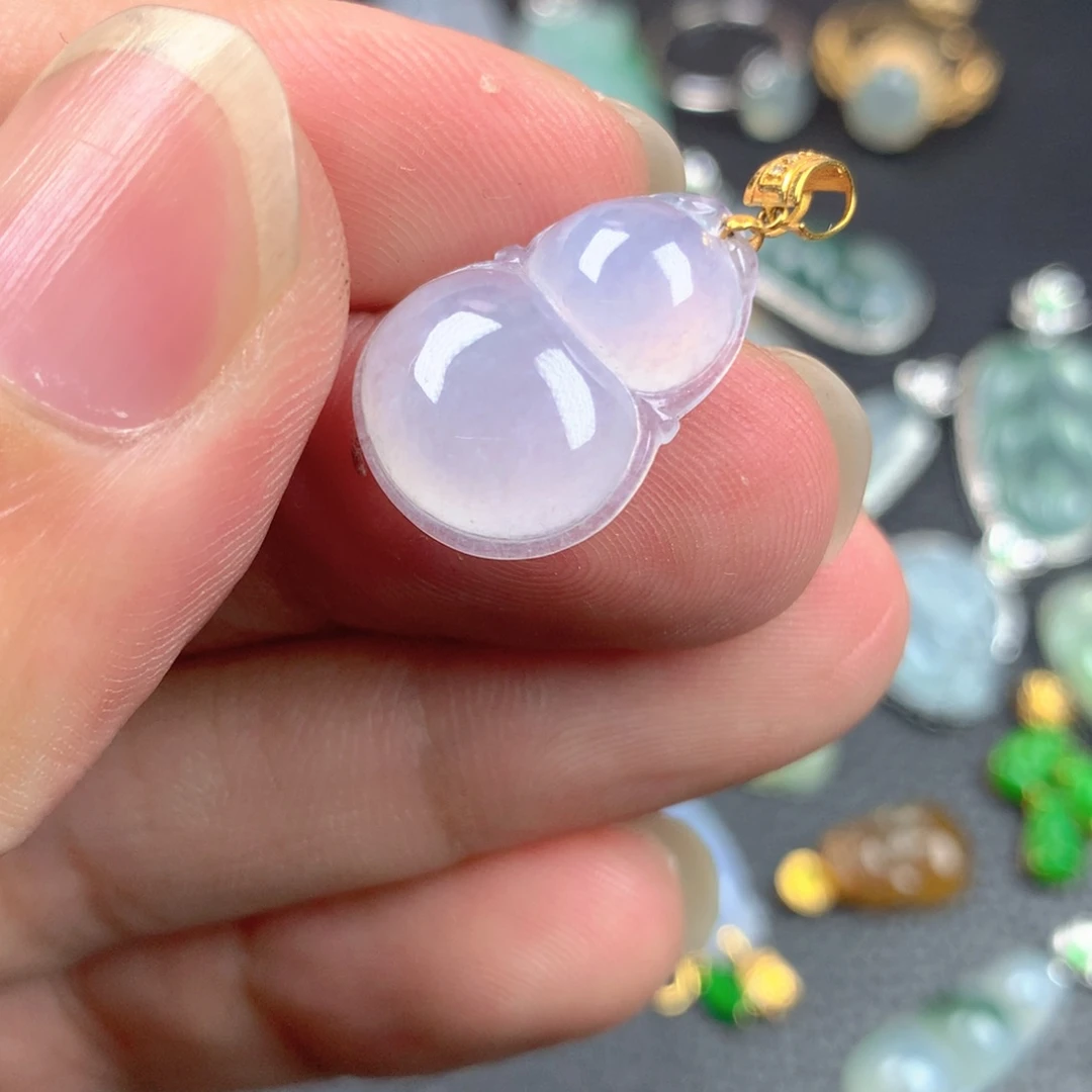 【闪购商品】翡翠18K金镶嵌颈饰翡翠