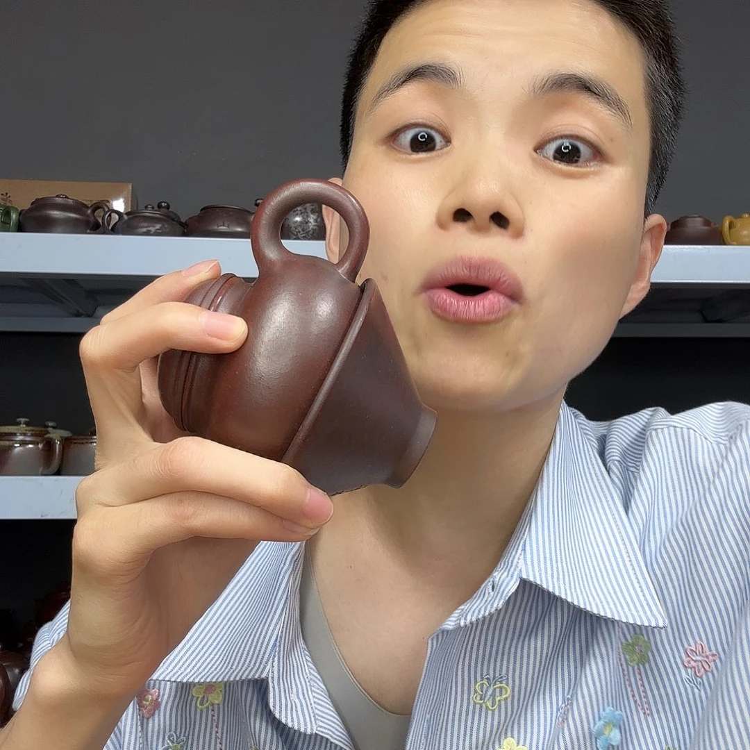 茶壶底槽青民间手艺人全手工制作