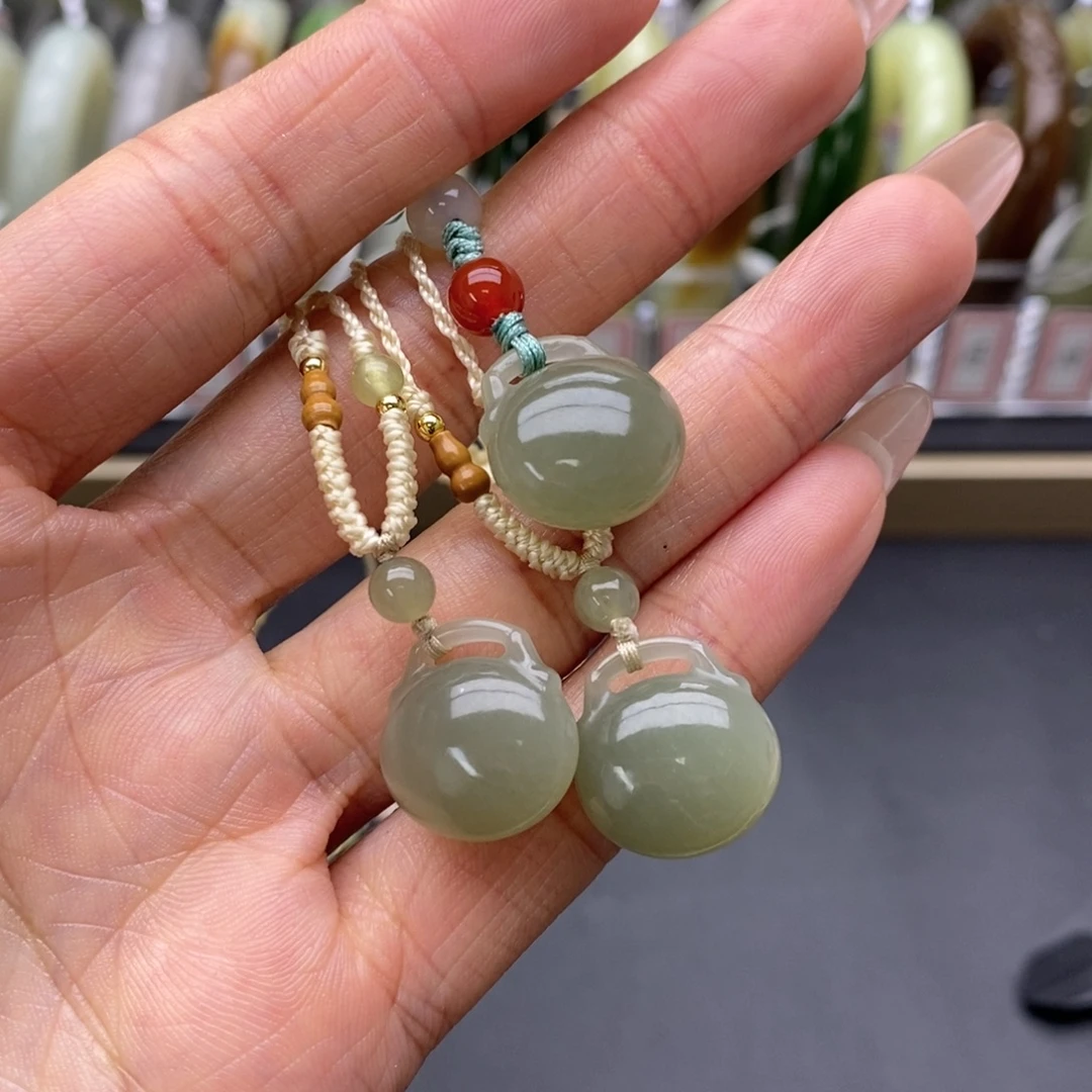 和田玉未镶嵌吊坠(不含链)多样性拍一发一