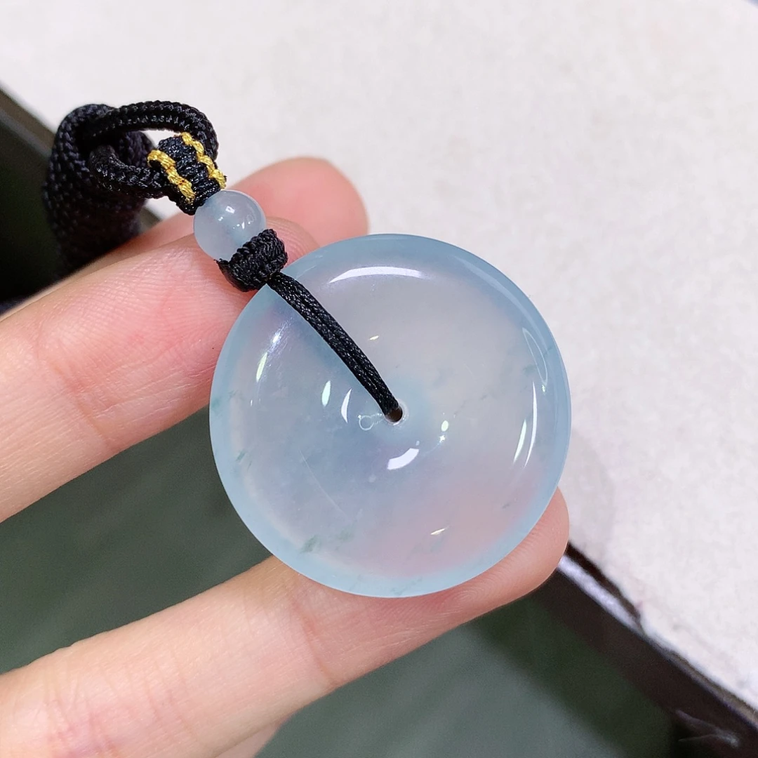 翡翠未镶嵌颈饰29.2-5.9高冰紫