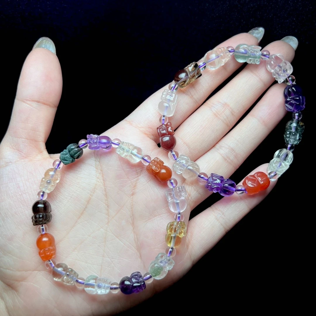 【云上叙】20 V43247-水晶多宝手串-多样性发其一-6mm（东哥）