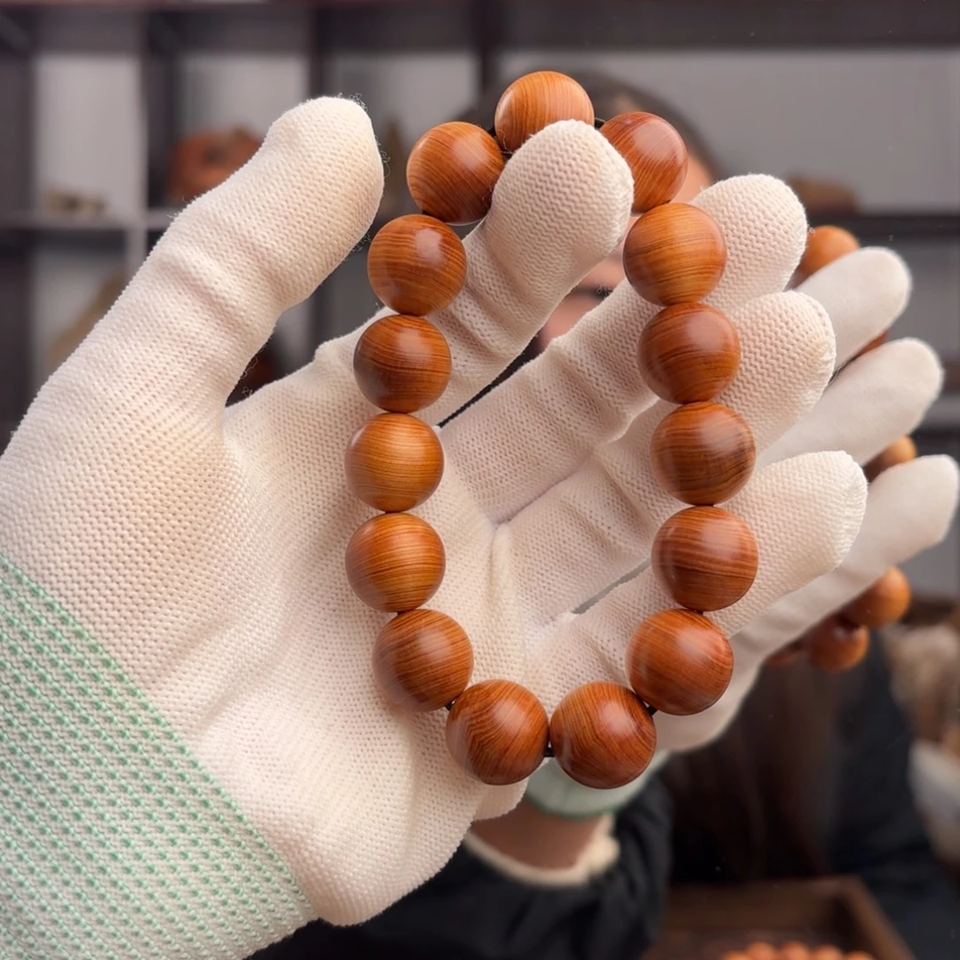 柏木（崖柏）手串/手链 红油蚕丝1.5板根香料药香23.1 开播福利