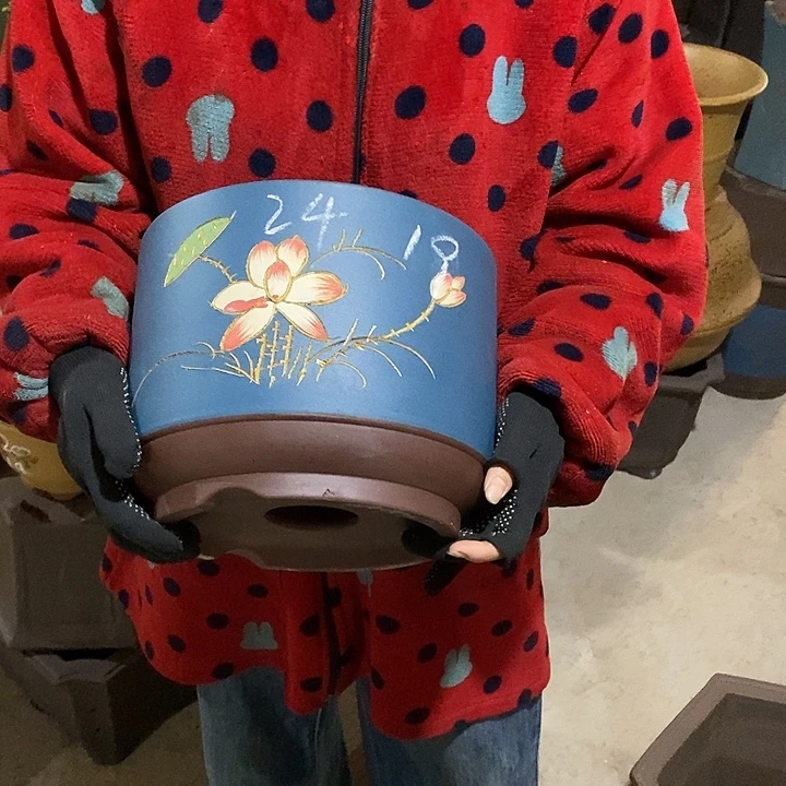 紫砂花盆紫砂花盆