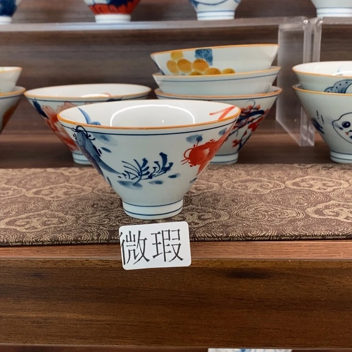 釉下老陶泥手工绘制