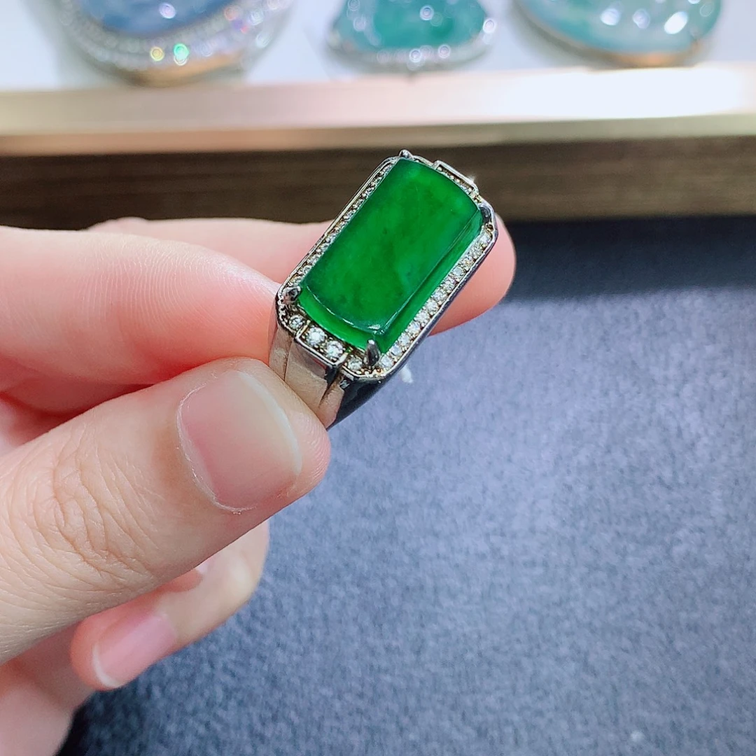 颈饰银S925镶嵌翡翠翡翠
