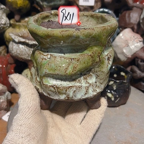 粗陶花盆制作就这样了，