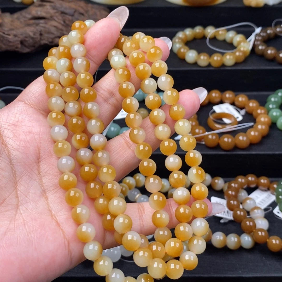 和田玉手串未镶嵌