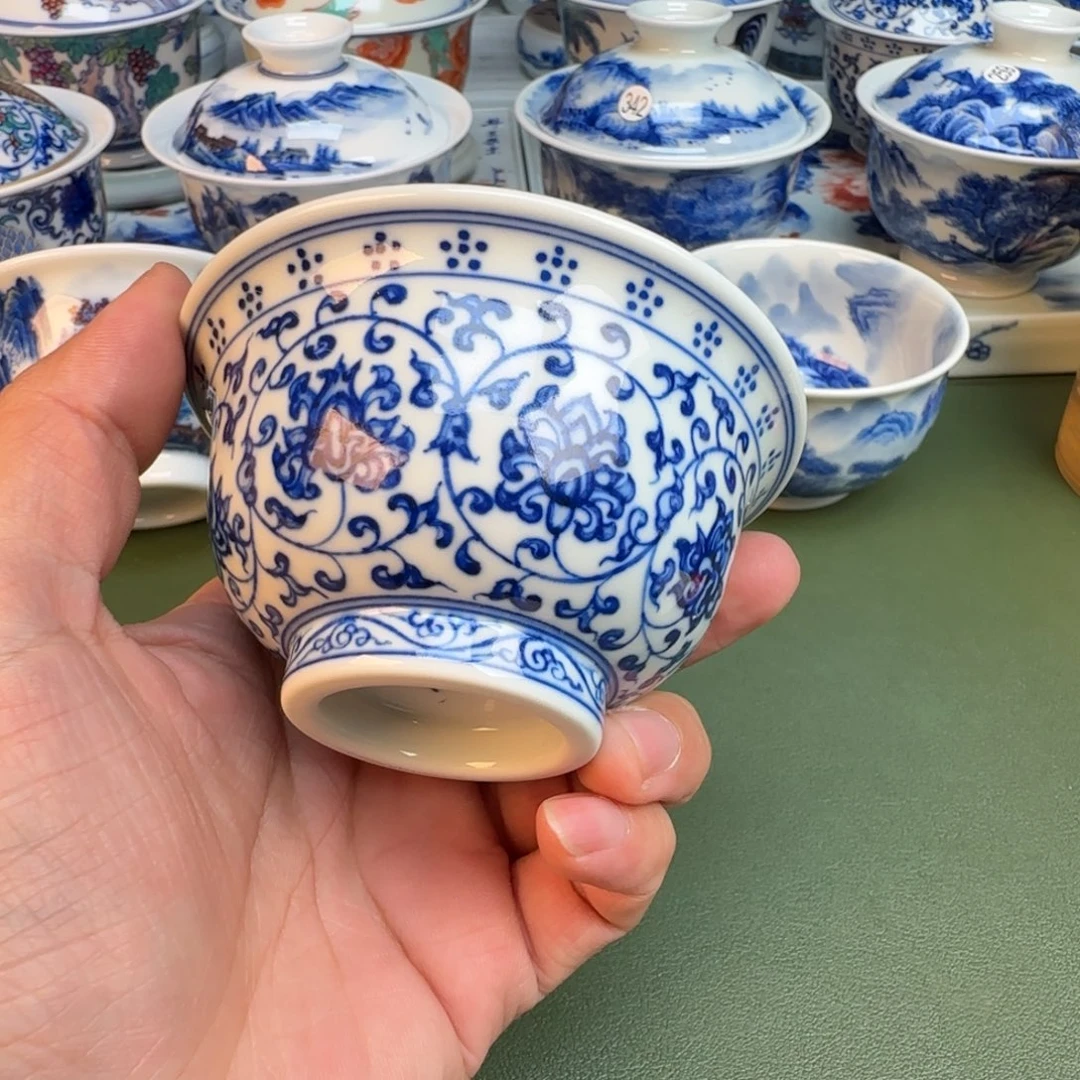 陶纯手工纯手绘茶具358