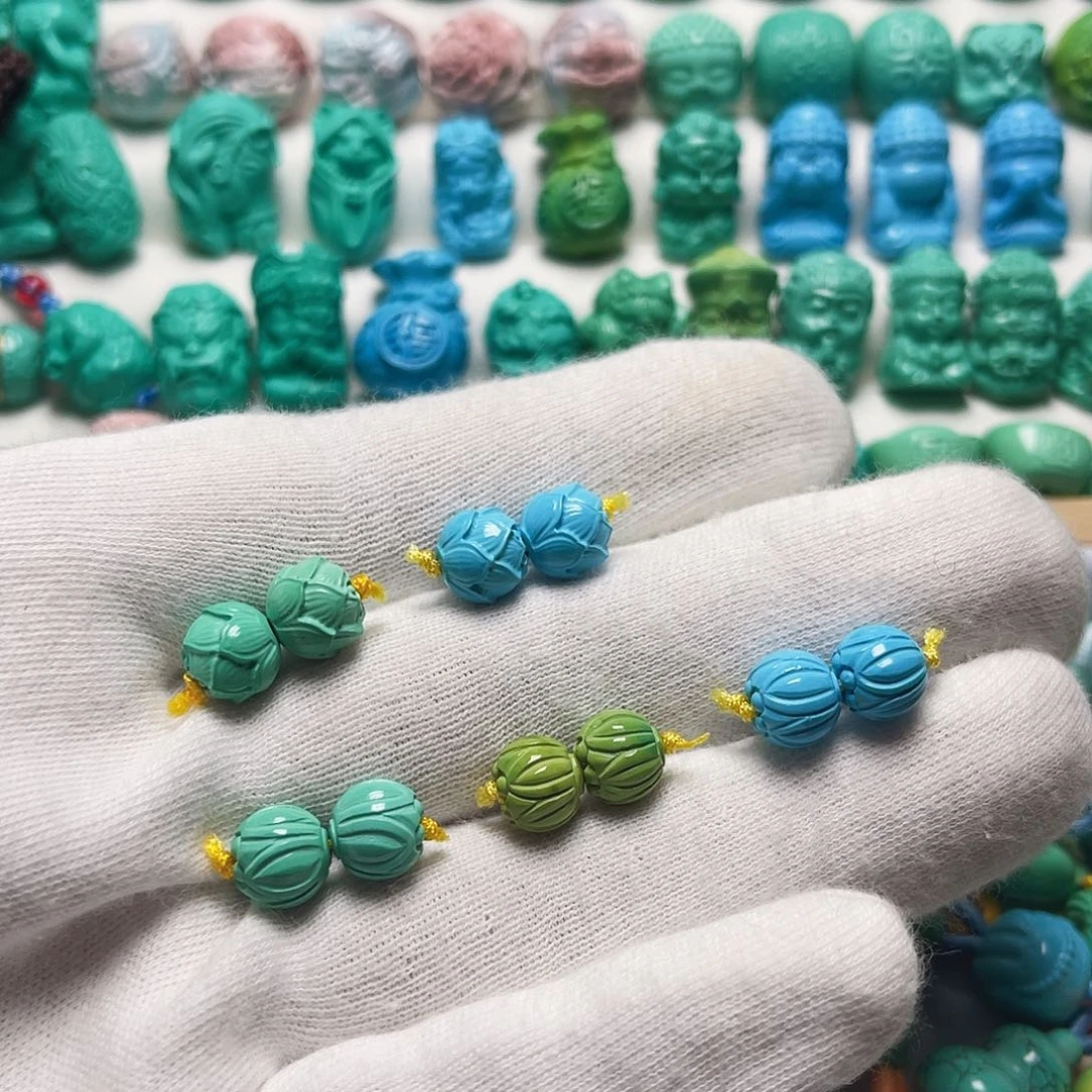 一对价格，尺寸卡8➕莲花对珠