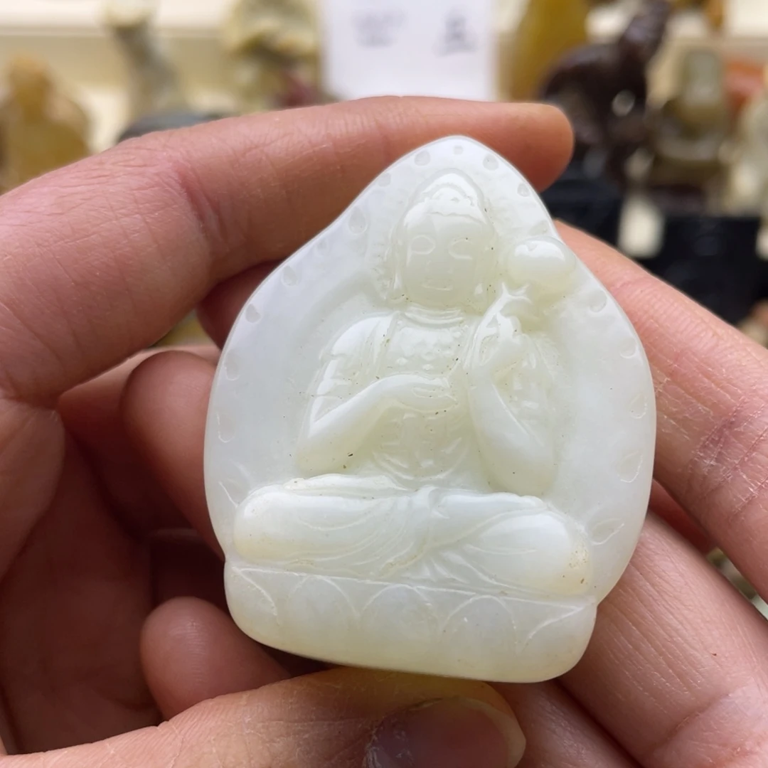 蛇纹石玉未镶嵌戒指120