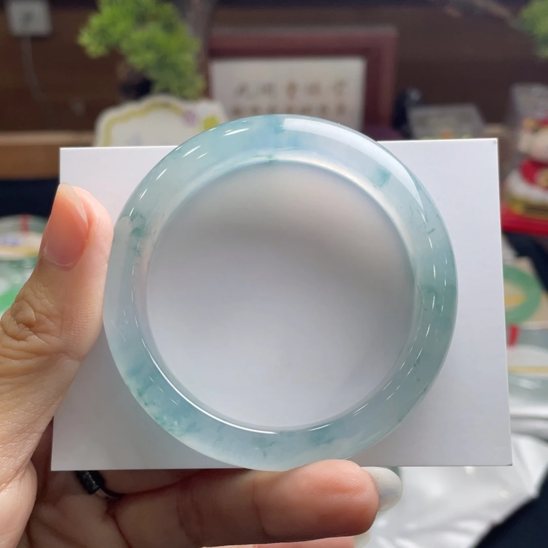 翡翠未镶嵌手镯52+正圈 分单1