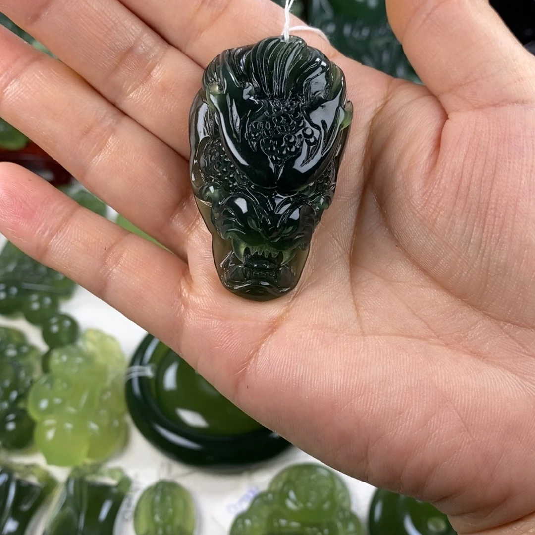 ℒ***哥未镶嵌岫玉挂件挂件