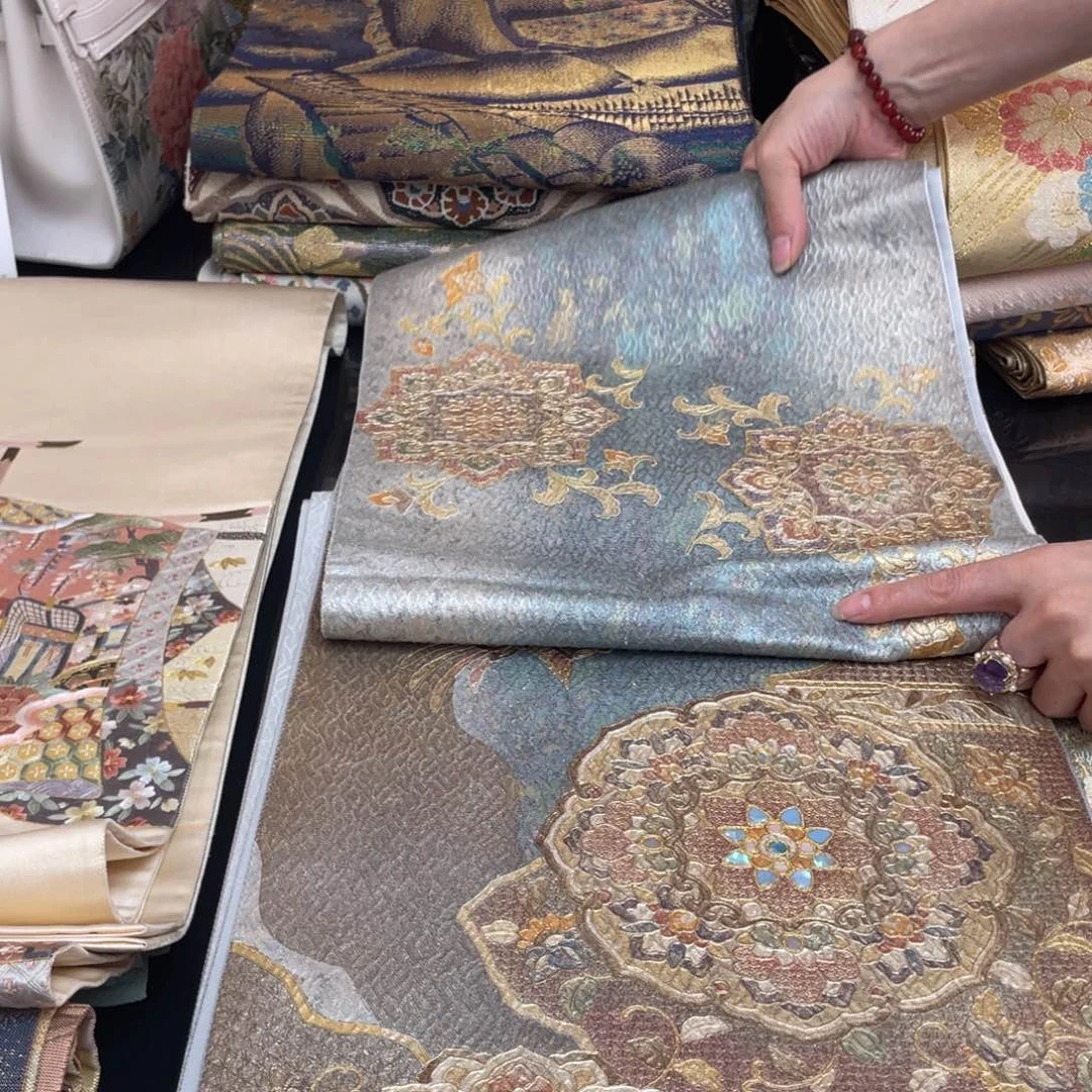 刺绣唐锦桑蚕丝正绢面料