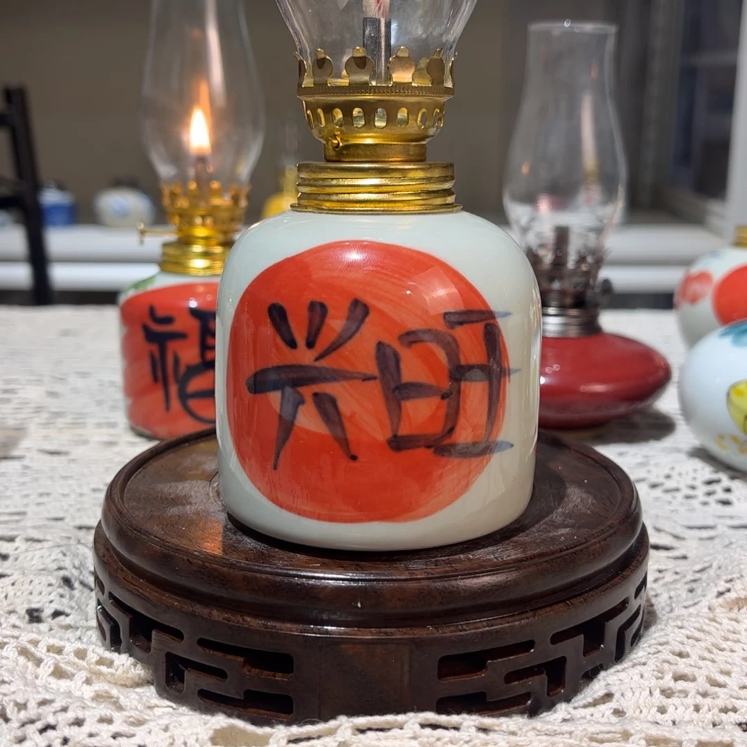 摆件景德镇陶瓷香薰灯