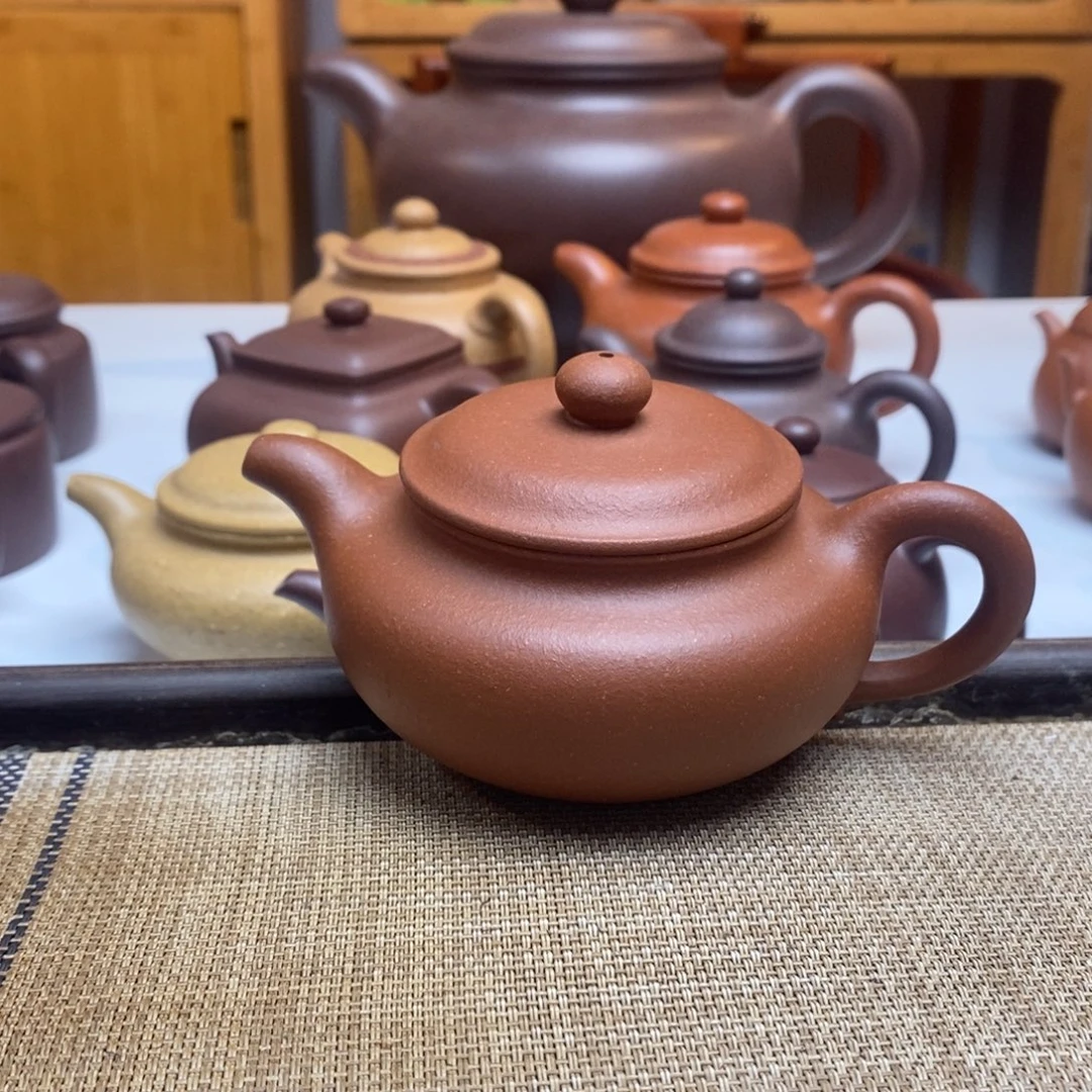 紫砂茶壶240毫升降坡泥仿古