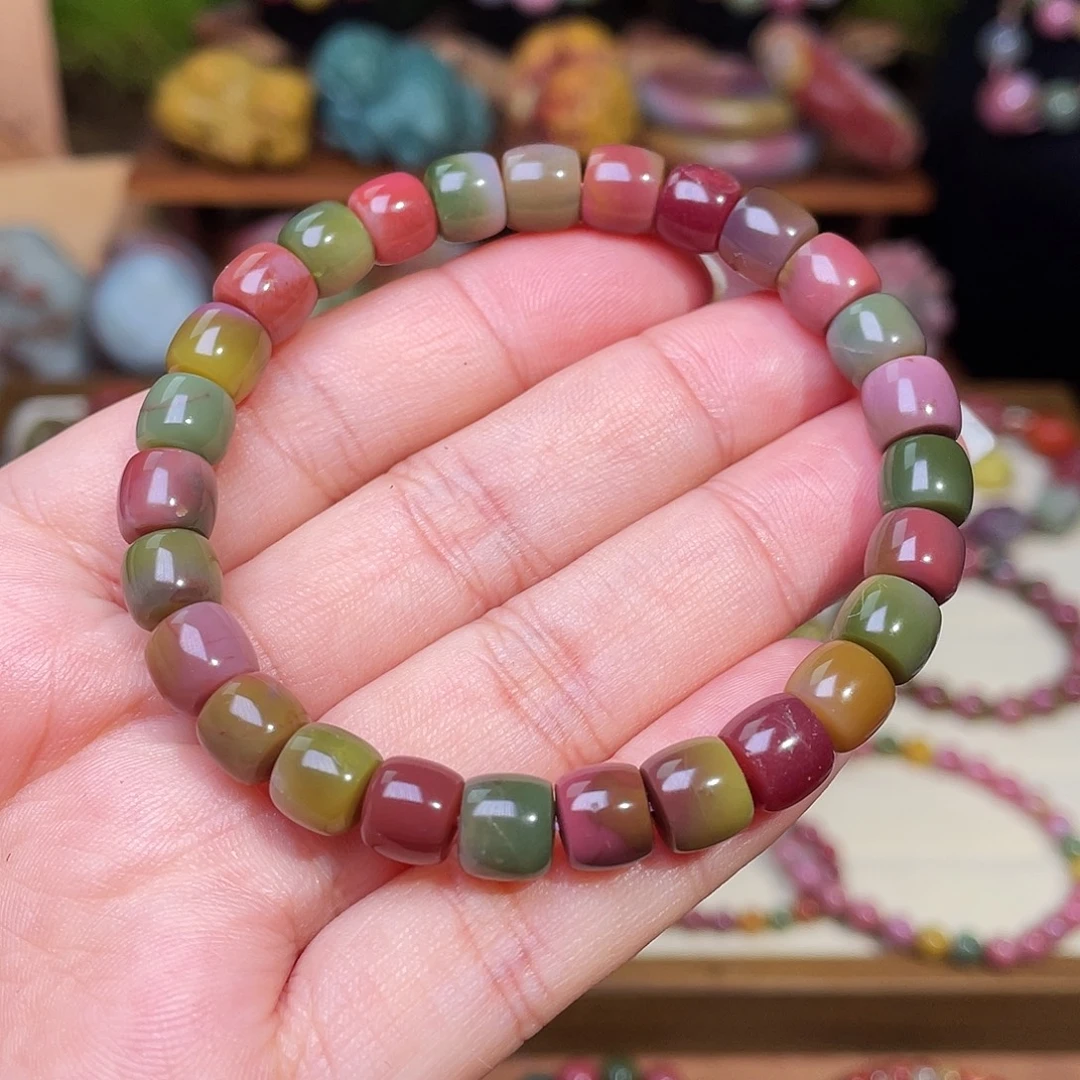 玛瑙/玉髓未镶嵌珠宝半成品盐源玛瑙艳丽老矿直切