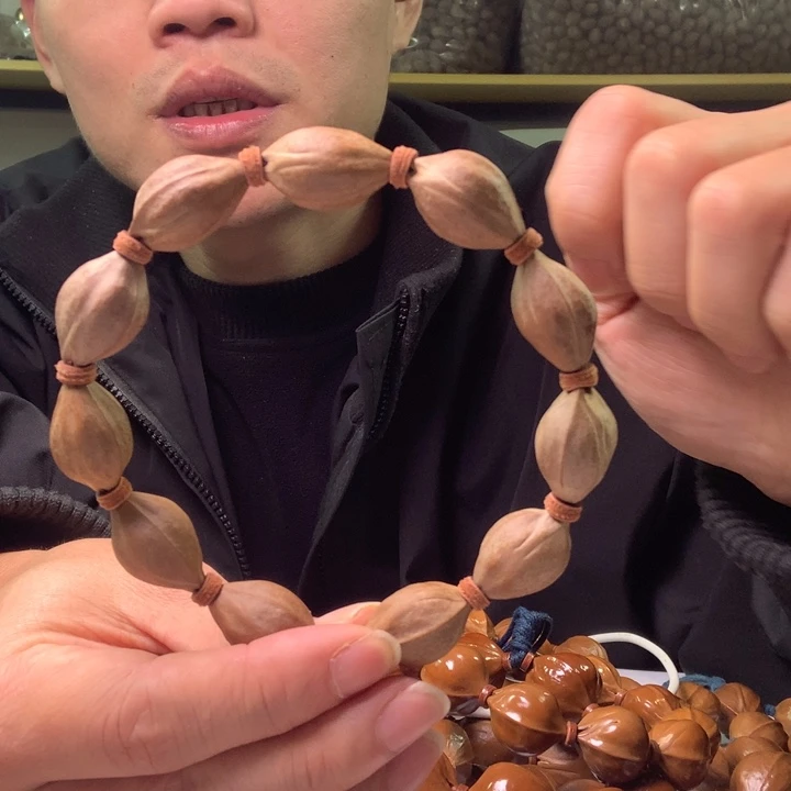 橄榄核手串/手链梅林铁核14/23三面佛