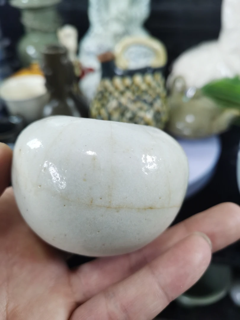 陶瓷 仿官小罐 宽约5厘米
