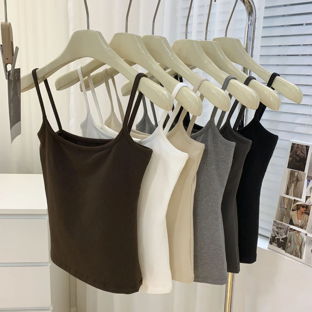 【小曼】6502春季新款百搭吊带内衣背心