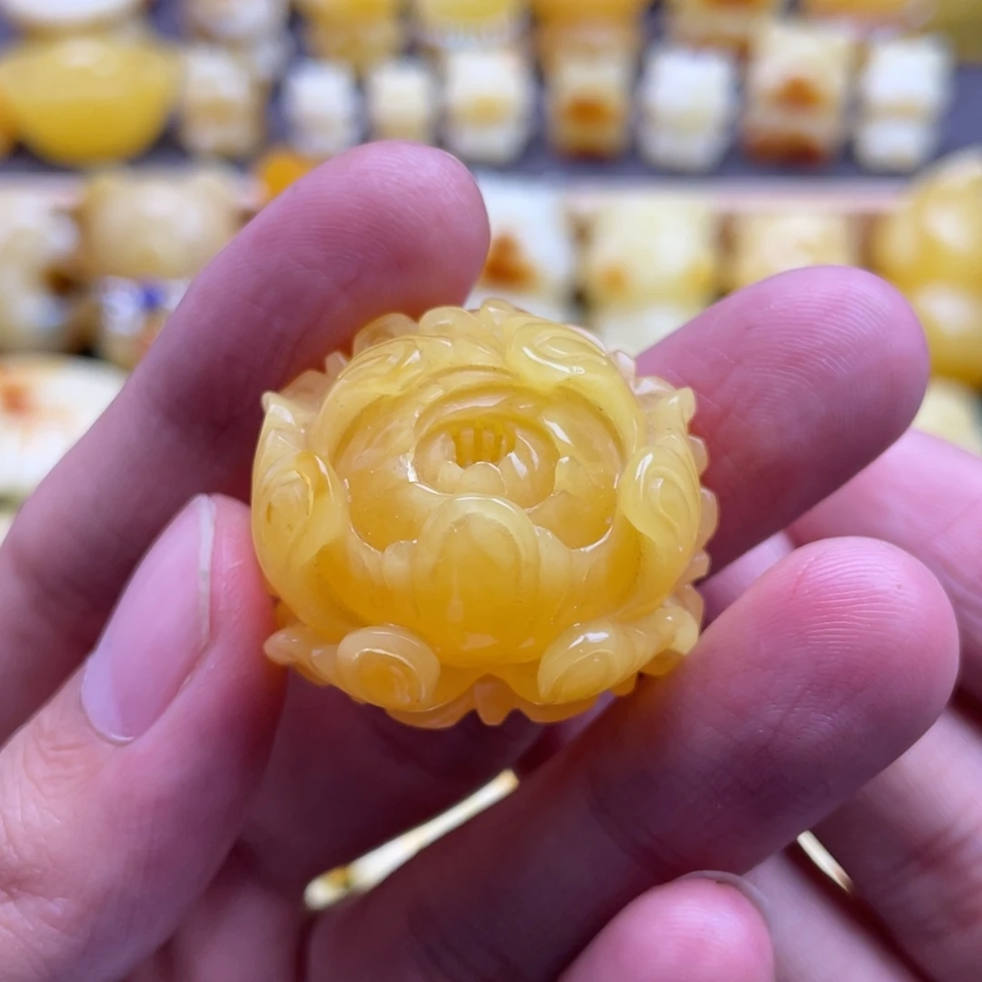 琥珀未镶嵌裸石蜜蜡