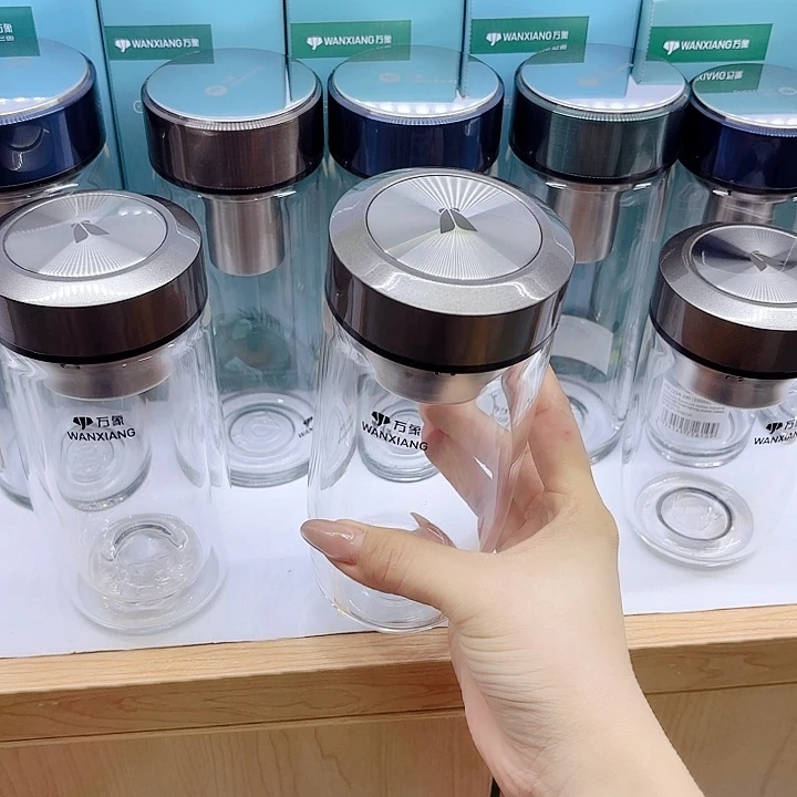 万象品牌单层玻璃杯U406-490杯套