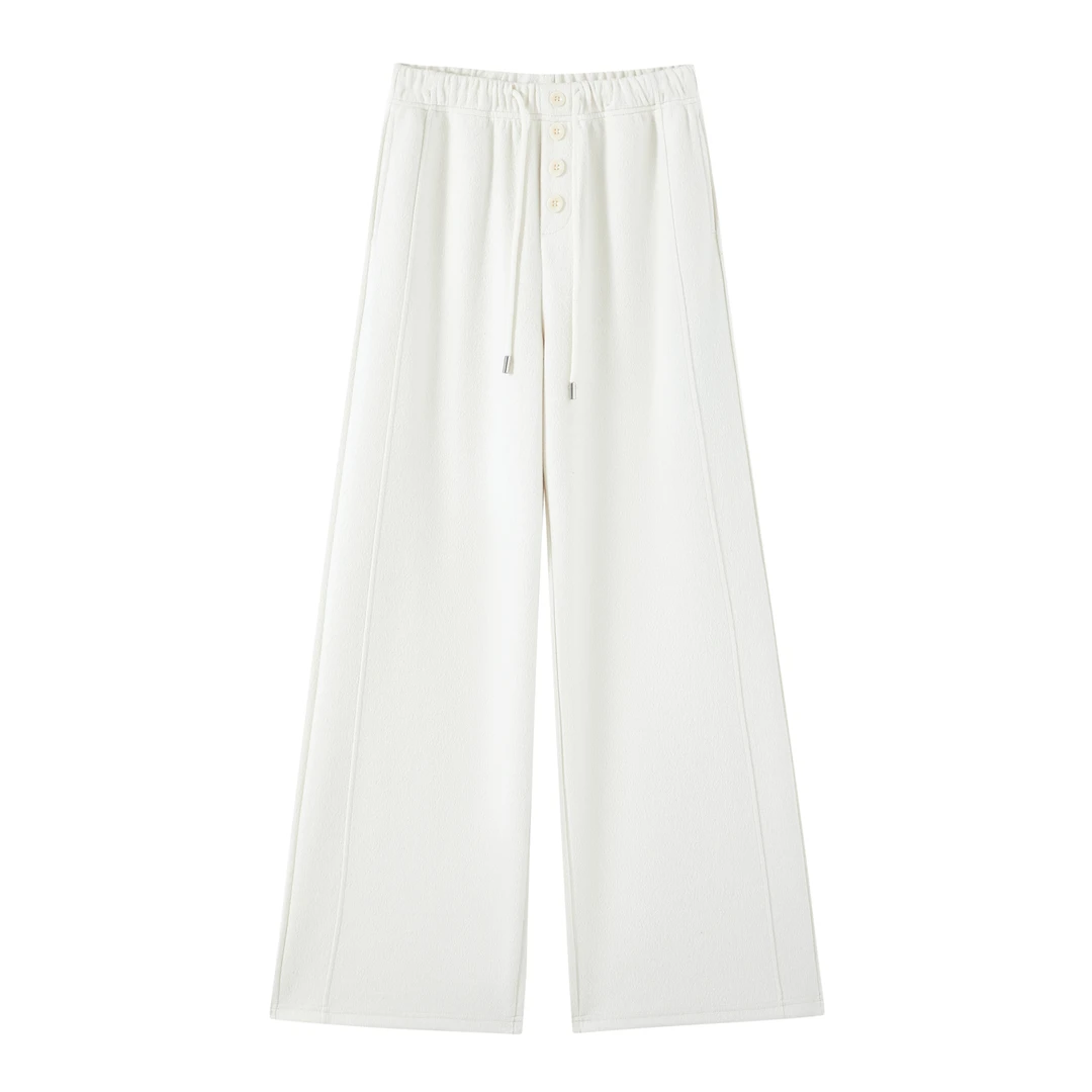 YUNAQIU-高奢秋冬中腰运动百搭时尚休闲直筒裤-5152