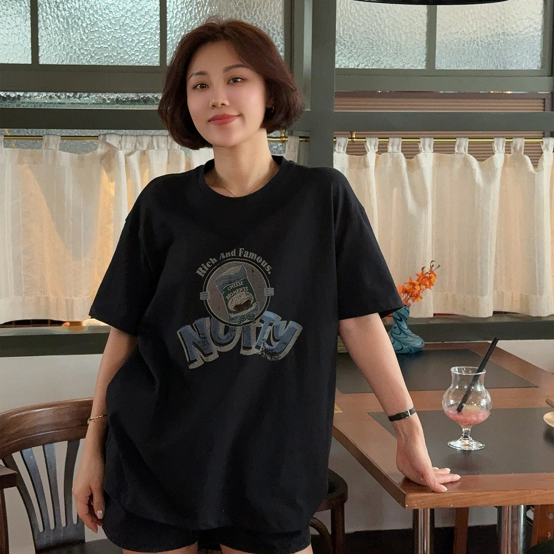 XIYE&W【薯片T】印花T恤