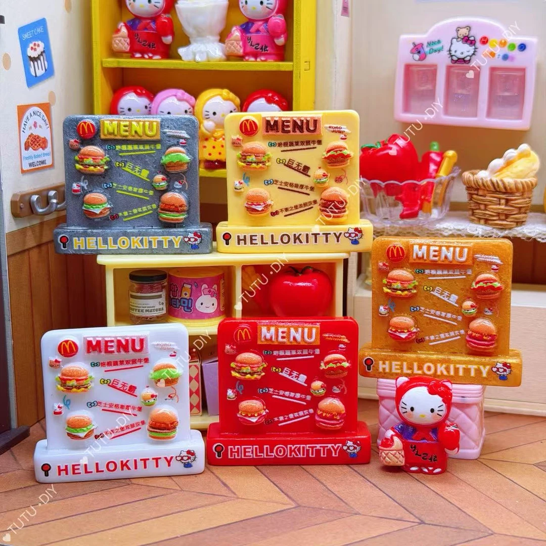 【TUTU定制 】KT餐牌-DIY食玩树脂可爱创意卡通饰品配件手机链配件