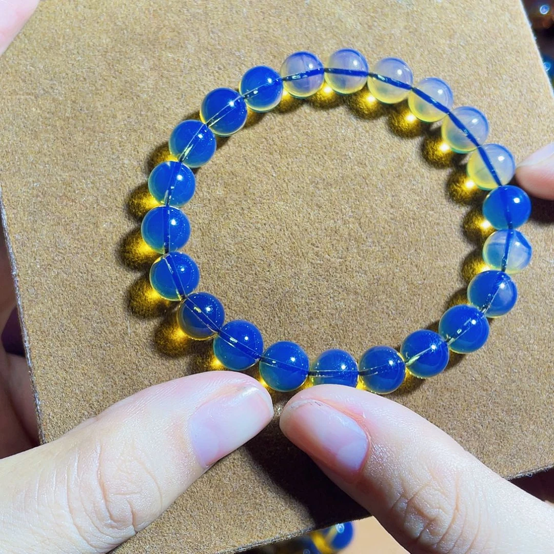 蓝珀未镶嵌裸石8加手串17手围