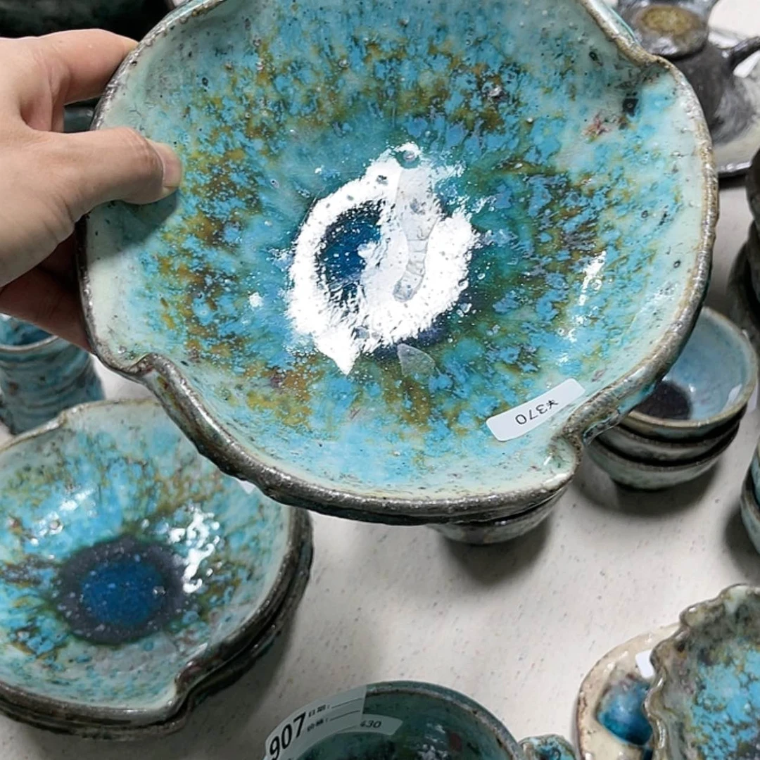 【闪购商品】瓷片霓****批盘子好看好看